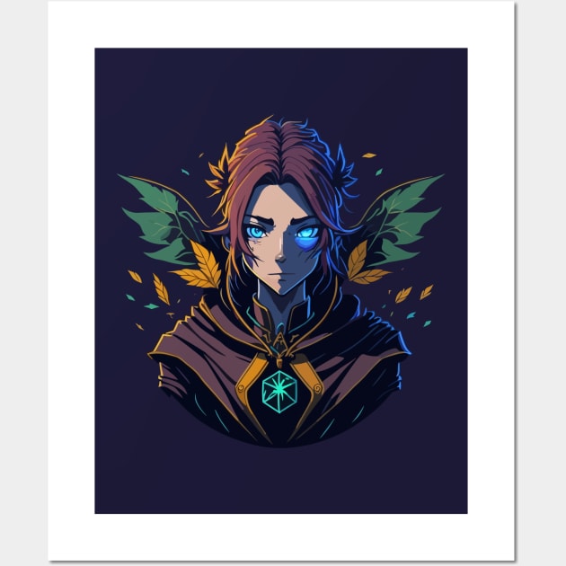 Elf Earth Mage Wall Art by SpriteGuy95